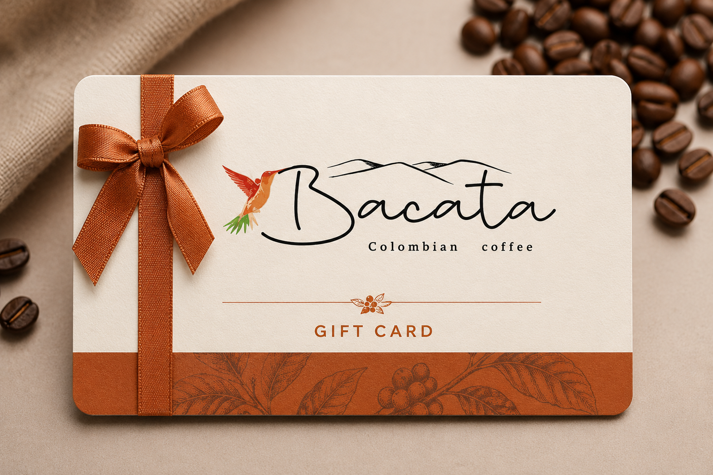 Carte cadeau Bacata Coffee